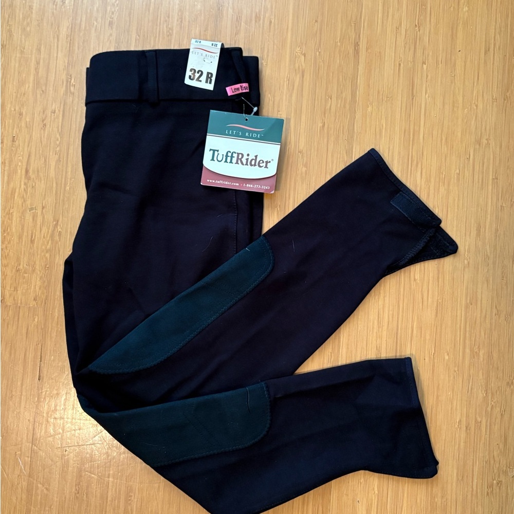 NWT Black Knee Patch Riding Breeches
